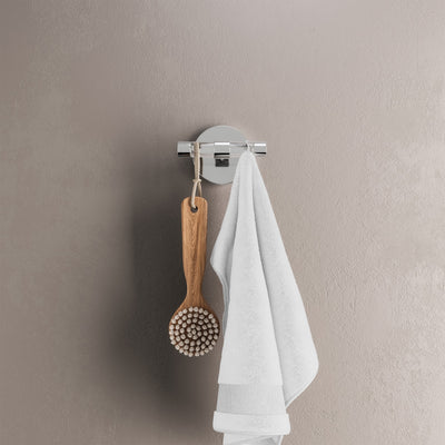 Verre Acrylic Bathroom Robe Hook in Chrome