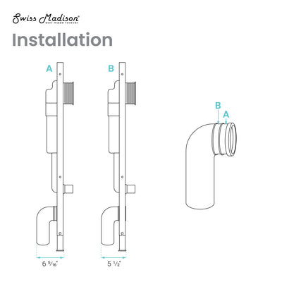 Fantome M 2x6 Concealed In-Wall Toilet Tank Carrier System