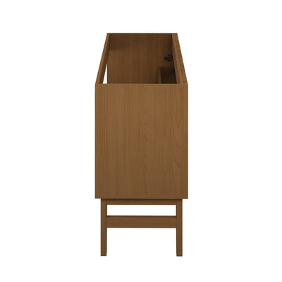 Bosse 36" Freestanding Bathroom Vanity Cabinet without Top in Brown Oak