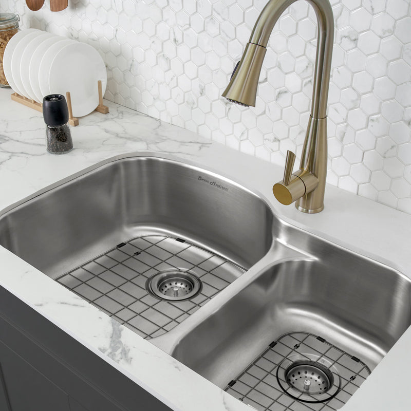 Stainless Steel, Undermount Kitchen Sink Grid for 33 x 22 Sinks