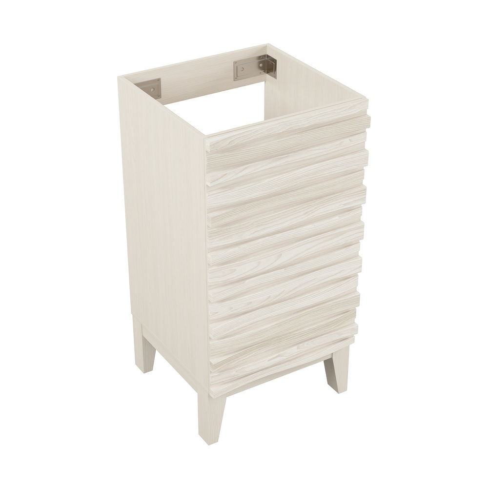 Cascade 18" Freestanding Bathroom Vanity Cabinet without Top in White Oak