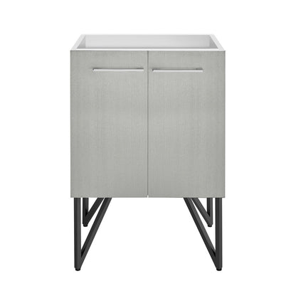 Annecy 24 Brushed Gray Bathroom Vanity Cabinet Only (SM-BV232)