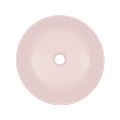 Classe 16 Color Ceramic Sink in Matte Pink