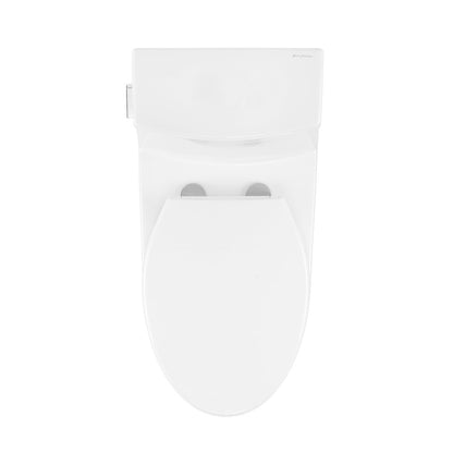 Virage One-Piece Elongated Left Side Flush Handle Toilet 1.28 gpf