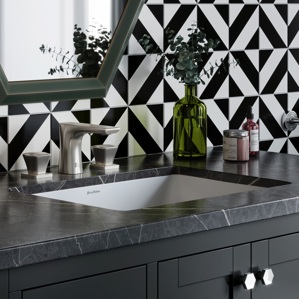 Plaisir 21 Rectangular Under-Mount Bathroom Sink – Swiss Madison