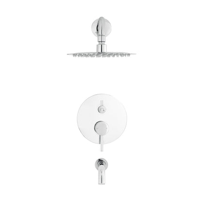 Ivy Single-Handle 1-Spray Tub and Shower Faucet in Chrome (Valve Included)