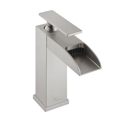 Concorde Single Hole, Single-Handle, Waterfall Bathroom Faucet in Brushed Nickel