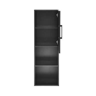 Annecy 15" W x 46" H x 12" D  Linen Cabinet in Phantom Black