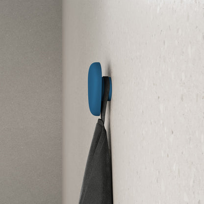Plaisir Concrete Bathroom Robe Hook in Royal Blue