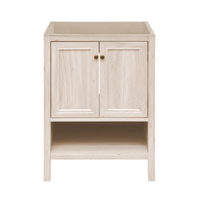 Château 24" Freestanding Bathroom Vanity Cabinet without Top in White Oak