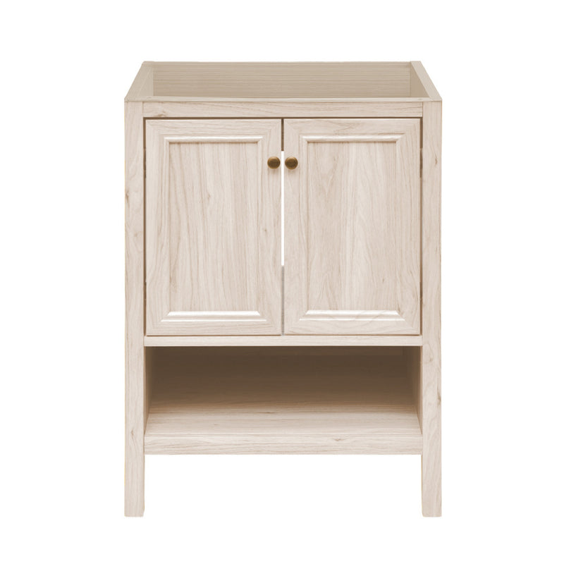 Château 24" Freestanding Bathroom Vanity Cabinet without Top in White Oak