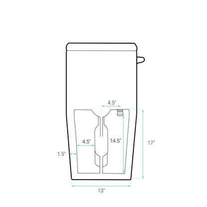 Concorde One-Piece 12" Rough-in 1.28 GPF Left-Hand Flush Square Toilet in Glossy White
