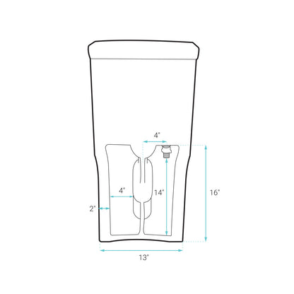 Classe One-Piece 12" Rough-in 1.1/1.6 GPF Dual Top Flush Elongated Toilet in Glossy Bisque