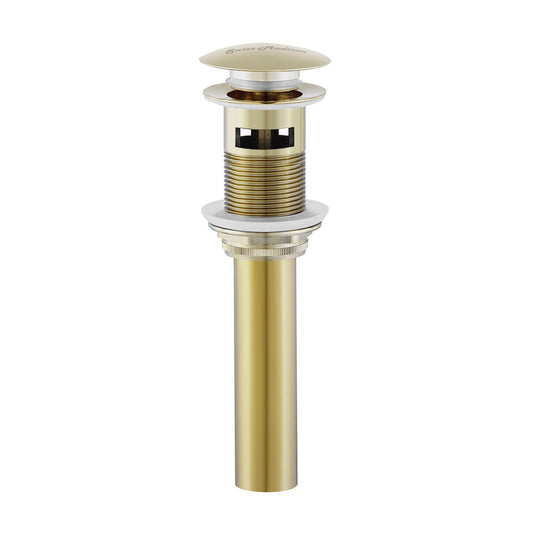 Residential Pop Up Sink Drain 1.75 in Gold