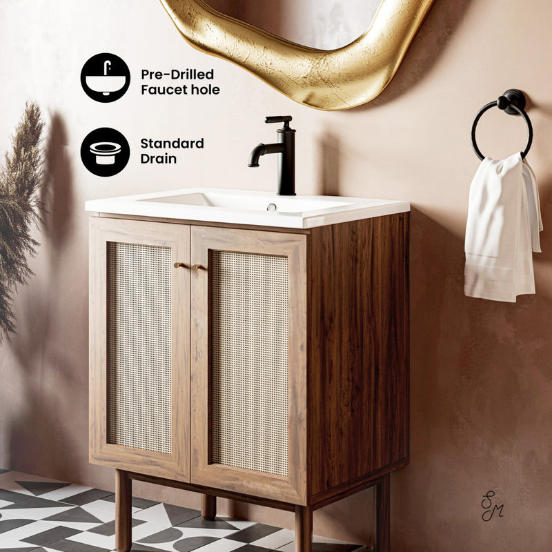 Classe 30" Bathroom Vanity in Oak