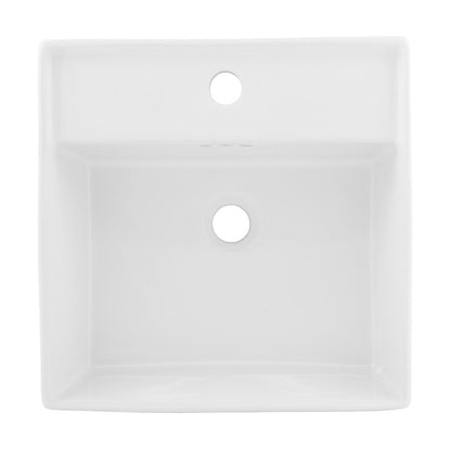 Pur 16.5" Square Wall-Mount Bathroom Sink
