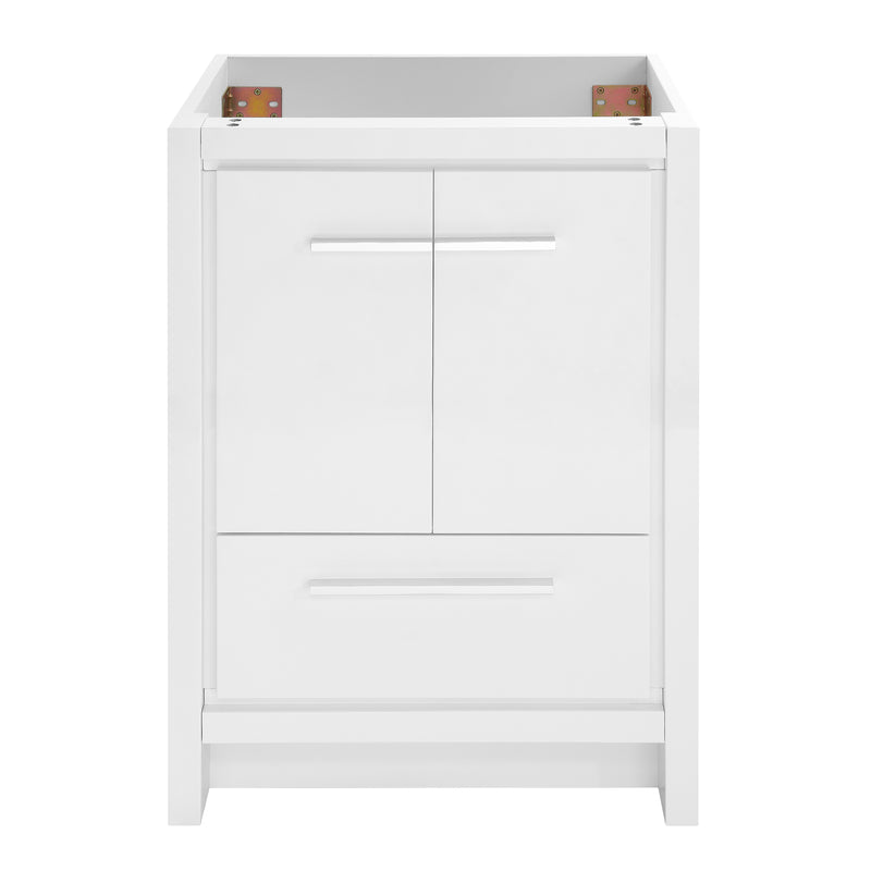 Virage 24 Freestanding, Bathroom Vanity in Glossy White Cabinet Only (SM-BV730W)