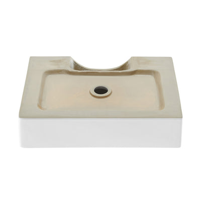 Claire 20 Rectangle Ceramic Vessel Sink