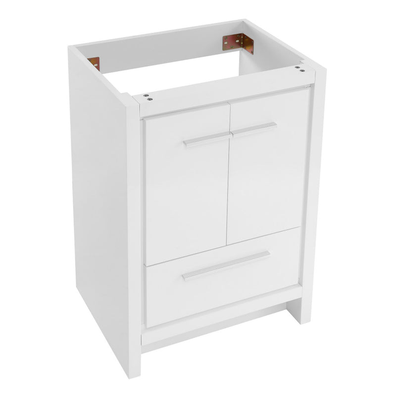 Virage 24 Freestanding, Bathroom Vanity in Glossy White Cabinet Only (SM-BV730W)