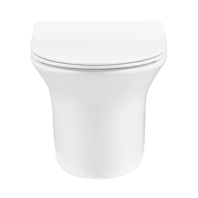 Cascade Wall-Hung Elongated Toilet Bowl