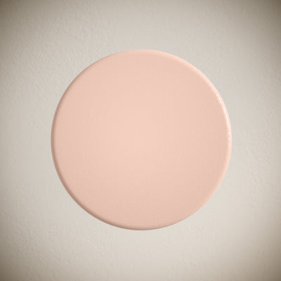 Lisse Concrete Bathroom Sink Non-Overflow Pop Up Drain in Matte Blush