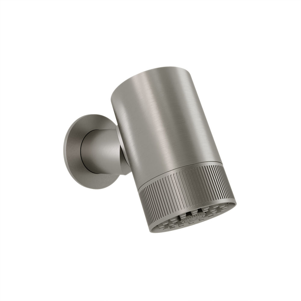Lumiere 2-Spray Patterns 2.5 GPM Wall Mount Fixed Shower Head in Brushed Nickel