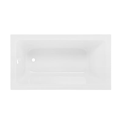 Voltaire 54" x 30" Reversible Drain Drop-In Bathtub