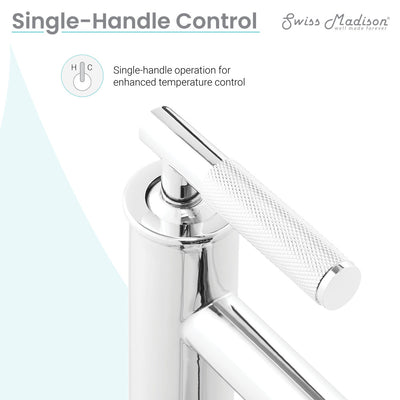 Avallon Single Hole, Single-Handle Sleek, High Arc Bathroom Faucet in Chrome