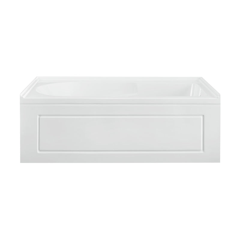 Concorde 60" x 30" Right-Hand Drain Alcove Bathtub with Apron and Armrest