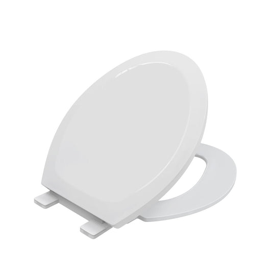Standard Elongated Toilet Seat, Glossy White