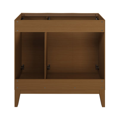 Cascade 36'' Bathroom Vanity in Brown Oak - Cabinet