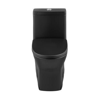 Sublime II One-Piece 10" Rough-in 1.1/1.6 GPF Dual Top Flush Round Compact Toilet in Matte Black