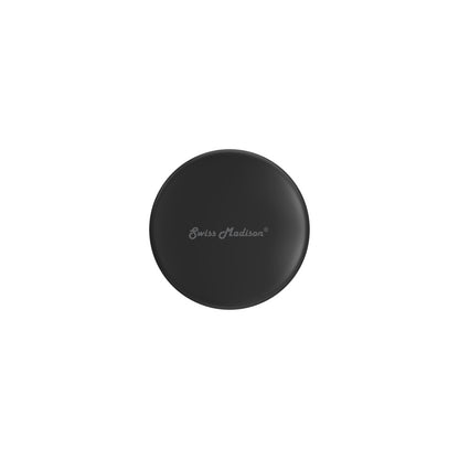 Ceramic Bathroom Sink Non-Overflow Pop Up Drain in Matte Black