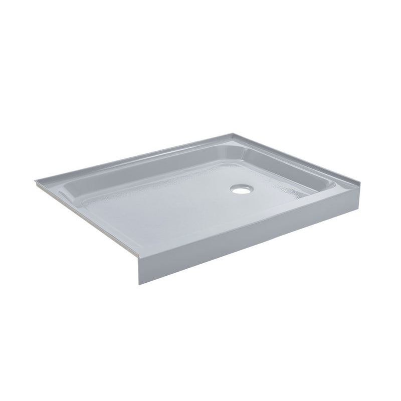 Voltaire 48" x 36" Single-Threshold, Right-Hand Drain, Shower Base in Grey