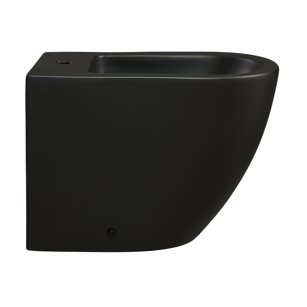 St. Tropez Floor Mount Classic Bidet in Matte Black – Swiss