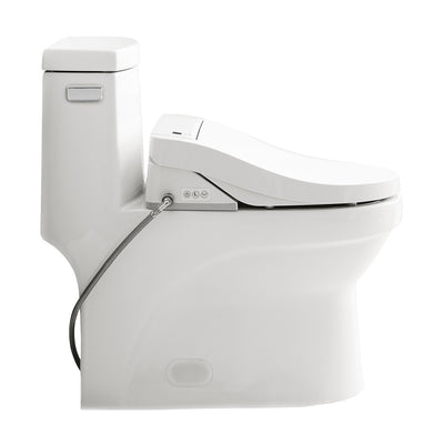 Virage One-Piece Toilet with Vivante Smart Seat Left Side Flush Handle 1.28 gpf