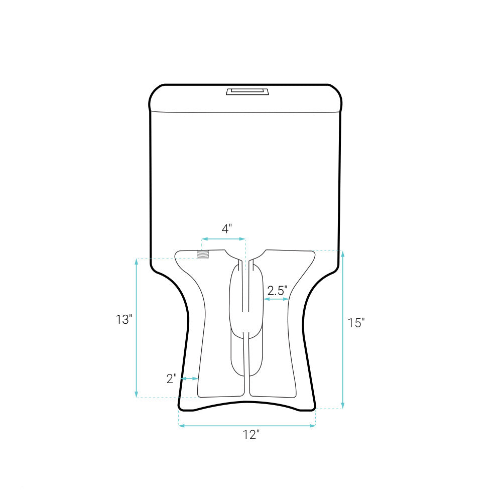 Daxton One-Piece Elongated Dual-Flush Toilet 1.1/1.6 gpf