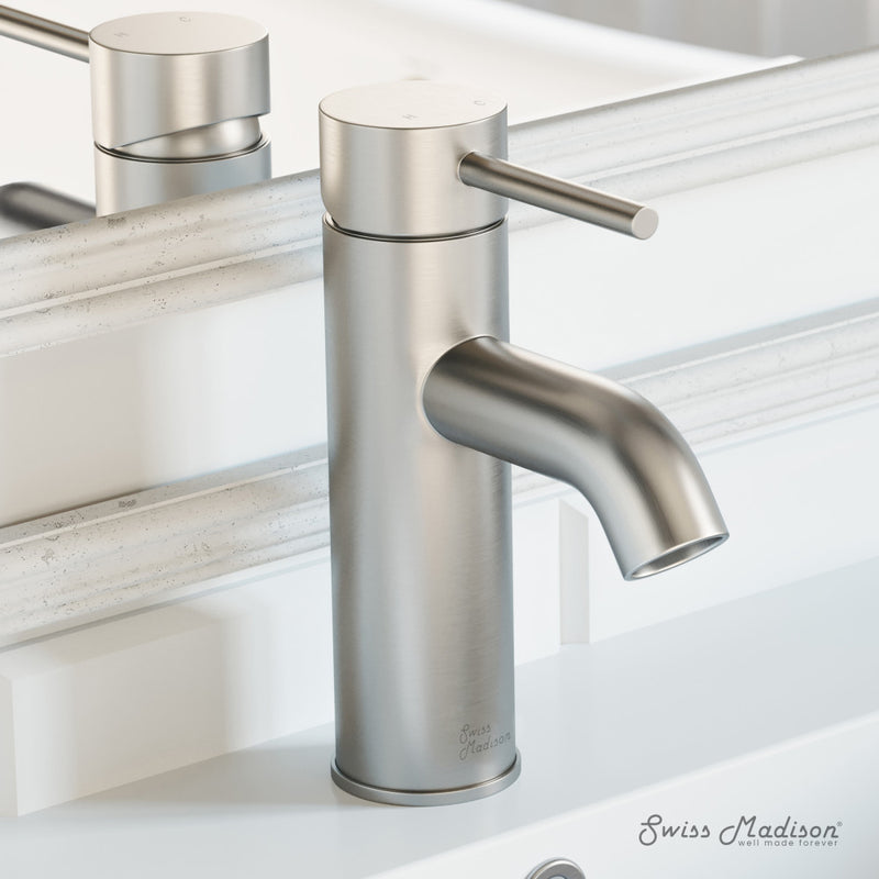 Ivy Single Hole, Single-Handle, Bathroom Faucet in Brushed Nickel