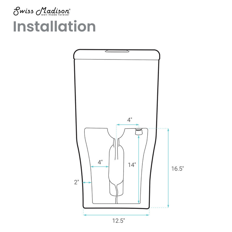 Burdon One Piece Elongated Toilet Dual Flush 1.1/1.6 gpf in Bisque