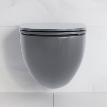 St. Tropez Wall-Hung Toilet Bowl Only in Matte Gray