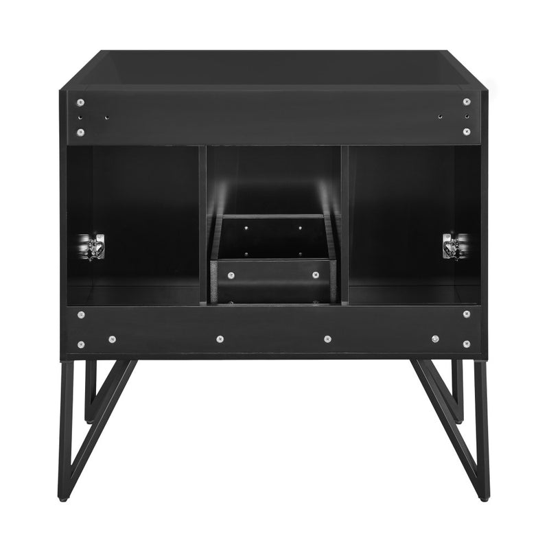 Annecy 36" Bathroom Vanity in Phantom Black - Cabinet Only