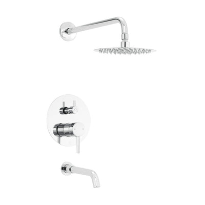 Ivy Single-Handle 1-Spray Tub and Shower Faucet in Chrome (Valve Included)