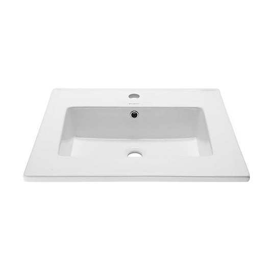 Voltaire 25 Vanity Top Sink with Single Faucet Hole