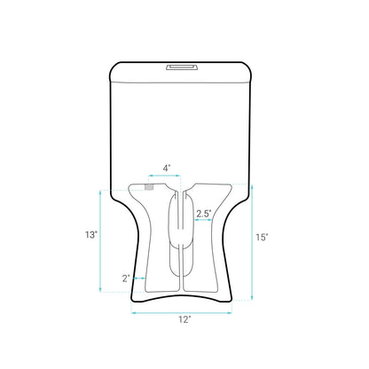 Daxton One-Piece Elongated Dual-Flush Toilet 1.1/1.6 gpf
