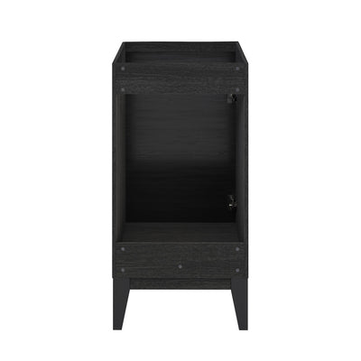 Cascade 18" Bathroom Vanity in Black - Cabinet