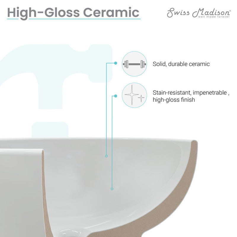 48 Ceramic Vanity Sink Top