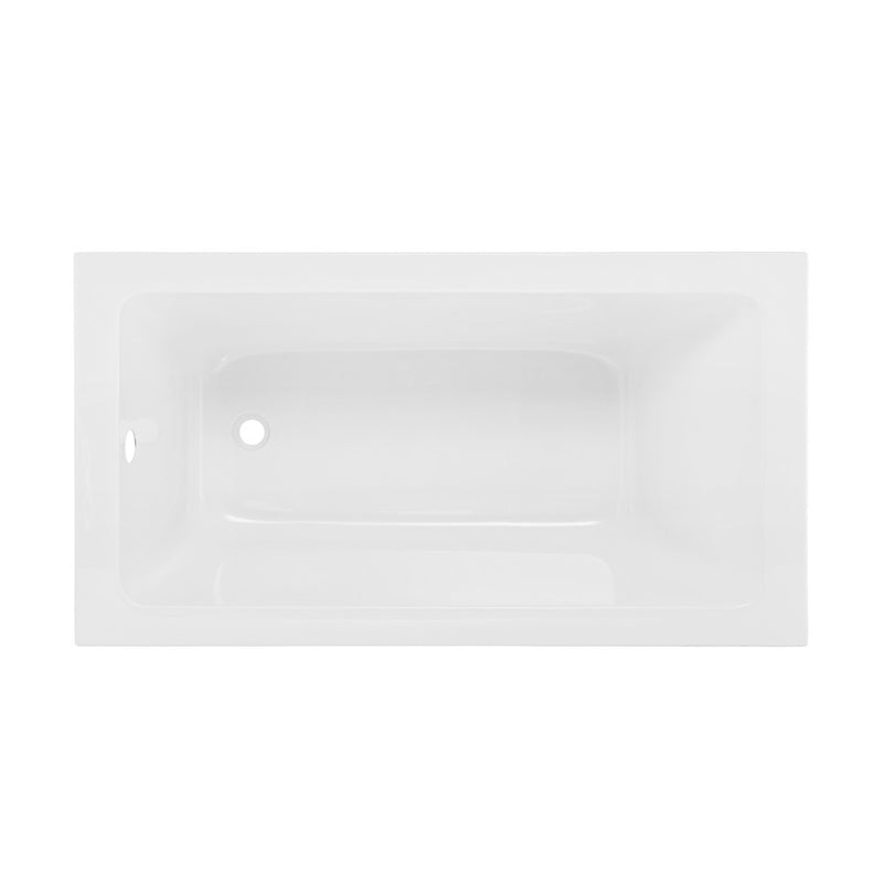 Voltaire 48" x 32" Reversible Drain Drop-In Bathtub