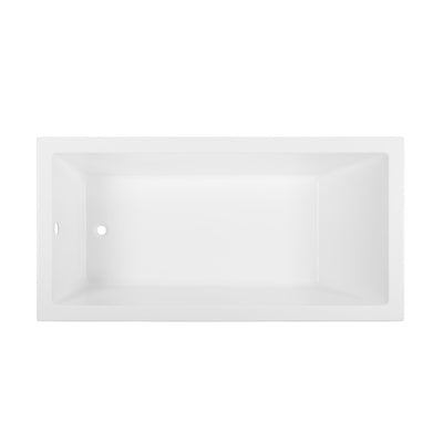 Voltaire 72" x 36" Reversible Drain Drop-In Bathtub