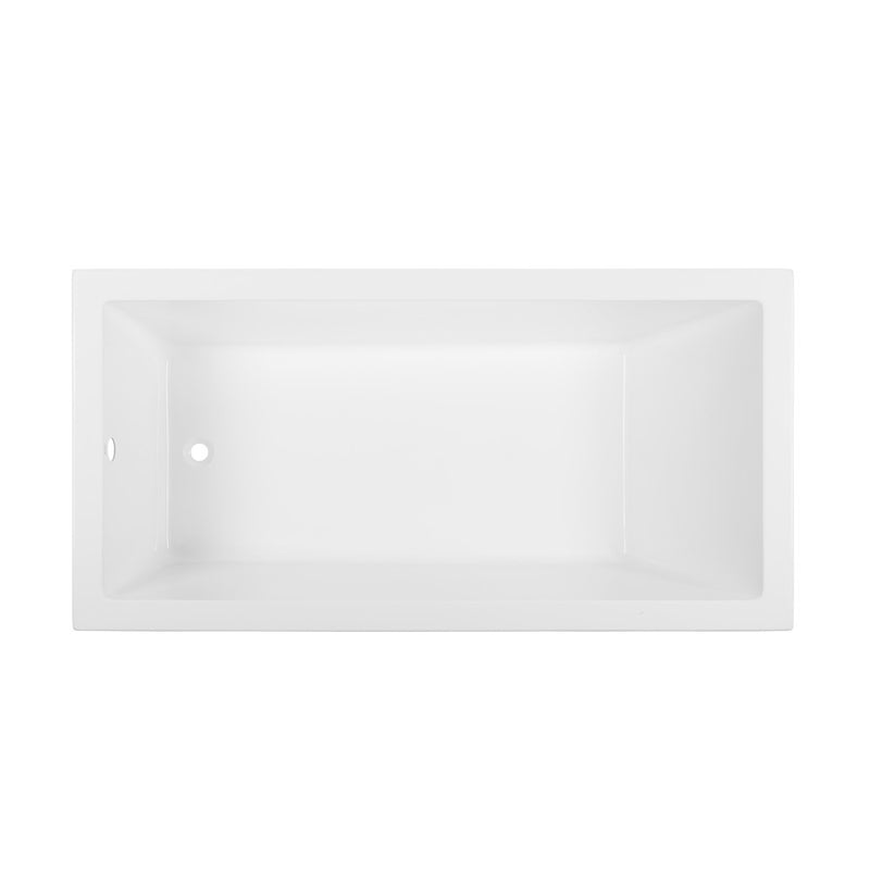 Voltaire 72" x 36" Reversible Drain Drop-In Bathtub