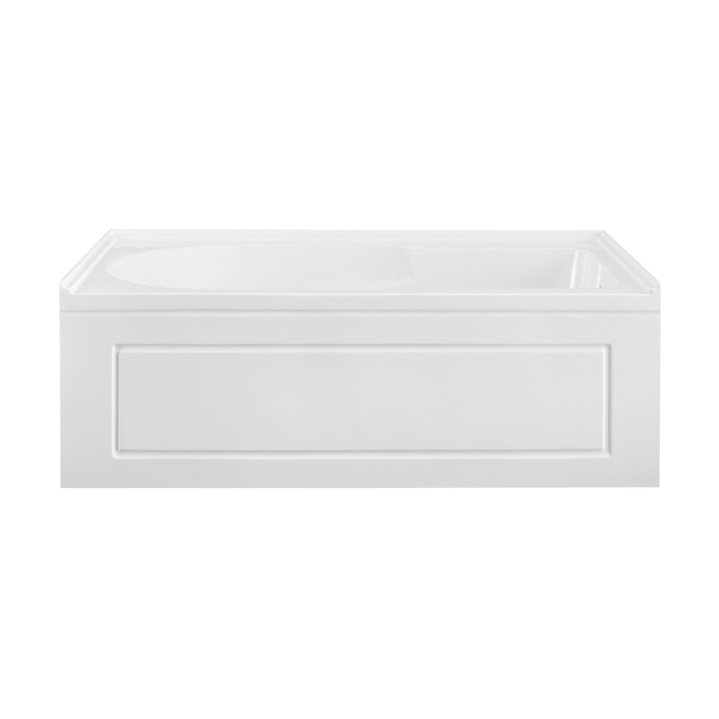 Concorde 60" x 30" Right-Hand Drain Alcove Bathtub with Apron and Armrest